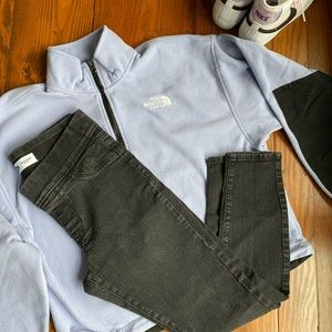 Old Navy Black MidRise Super Skinny Jeans